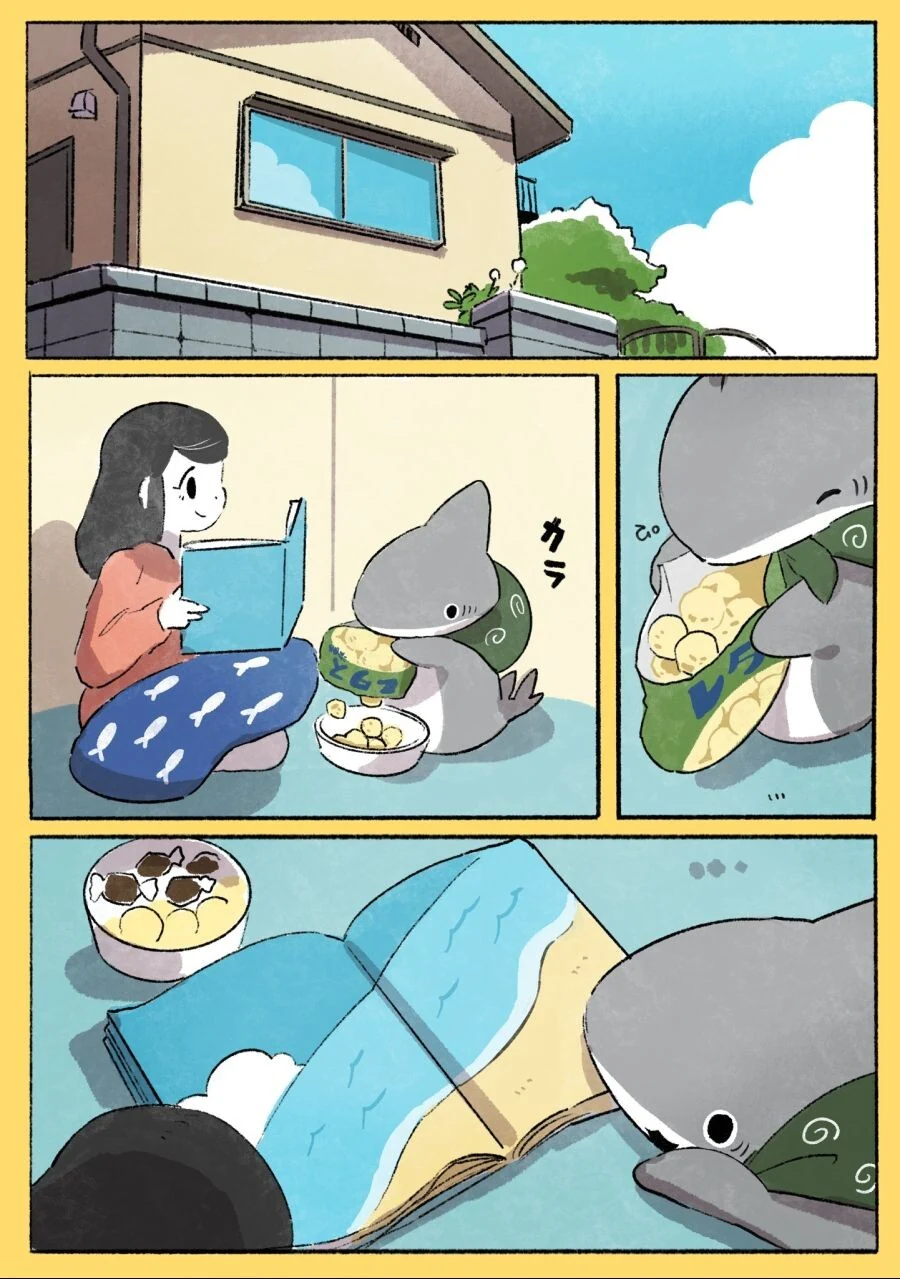 귀여운 아기 상어 만화 모음.manhwa - 이미지 9