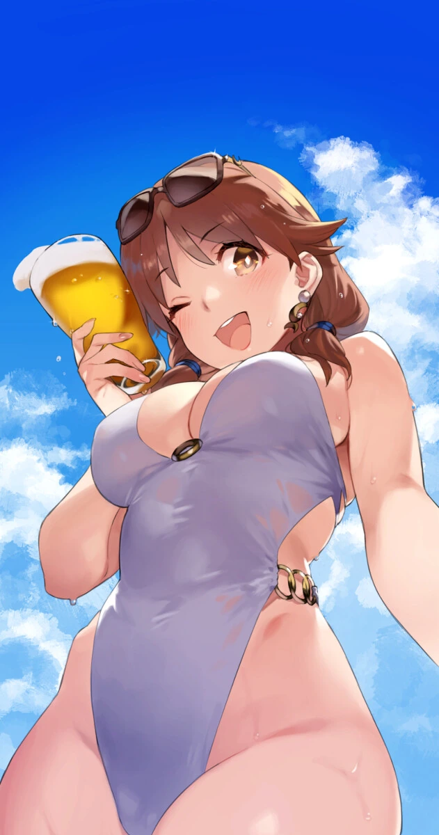 [@] 불금엔 사나에씨랑 맥주 한잔 해라