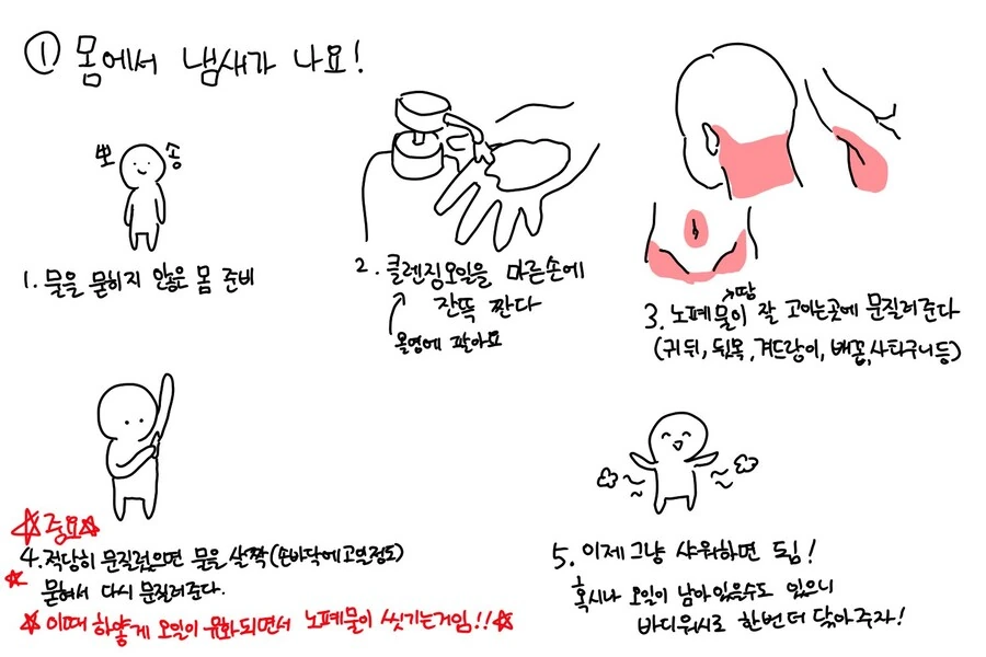 X덕냄새 구체적으로 줄이는법.manga - 이미지 2