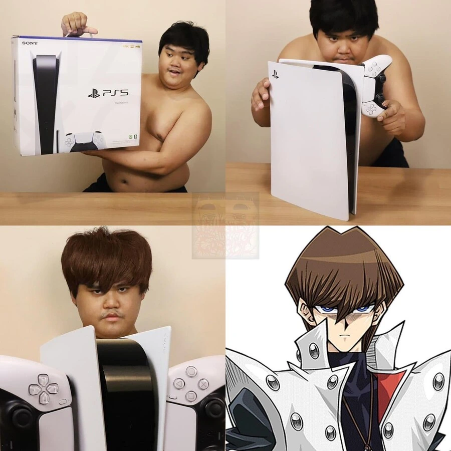 유희왕)플스5로 카이바 코스프레(?)