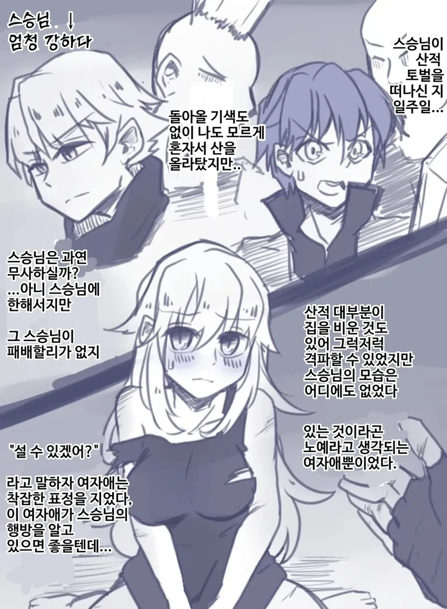 스승님을 찾으러 산적을 격파한 만화.manga