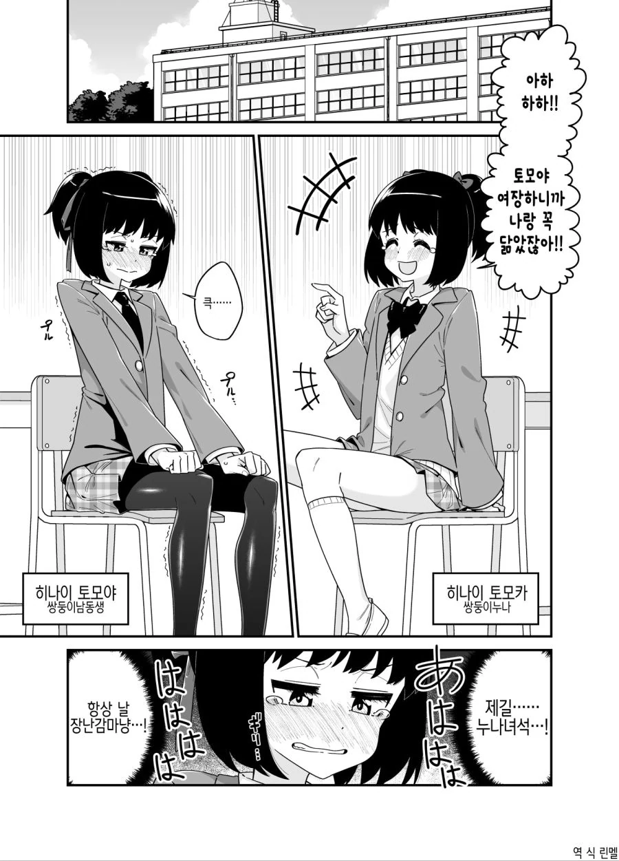 쌍둥이 남매 만화