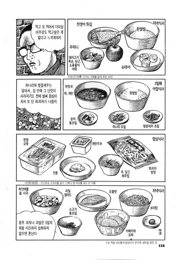 스압)일본의 형무소 만화 먹방장면. - 이미지 8