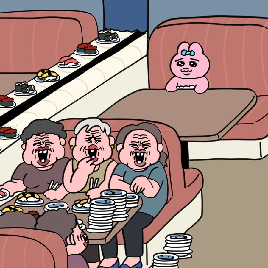 세상 모든것에 억까당하는 빤쭈토끼 이야기