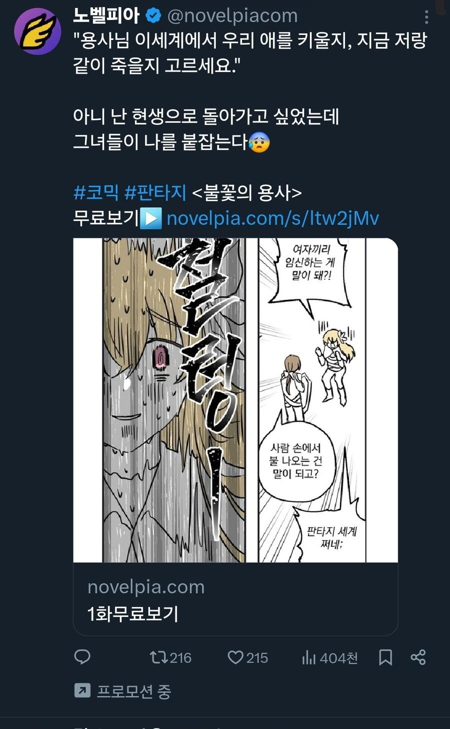 노벨피아) 미친작품를 홍보하는 놈들.jpg
