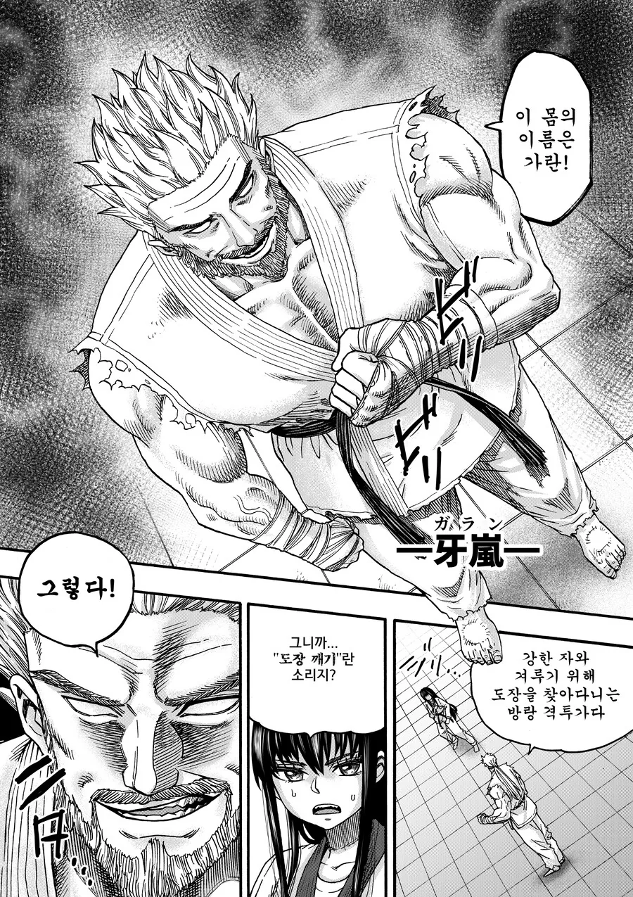 태권도 소녀가 도장깨기범과 싸우는 만화......manhwa - 이미지 4