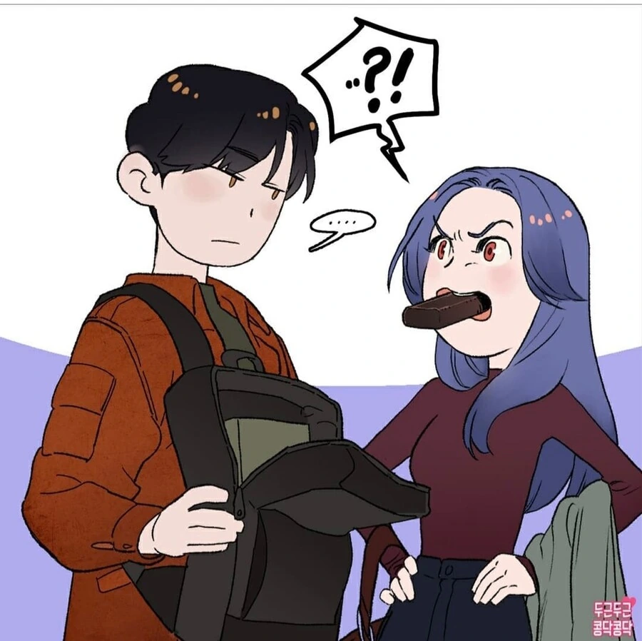여친이 화가 난이유 manhwa - 이미지 5