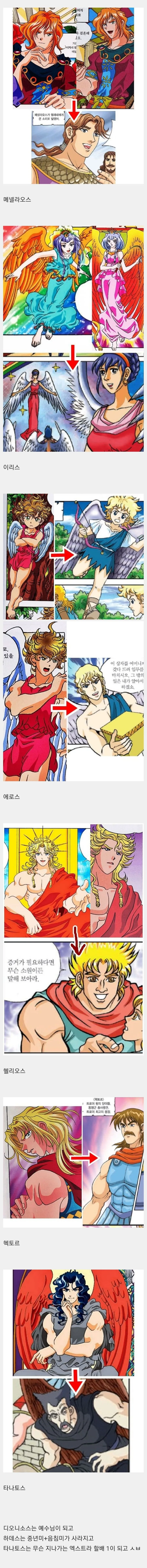 만화 그리스로마신화 작가 바뀌기 전 후 비교.jpg - 이미지 3