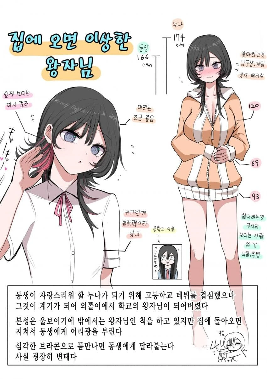 ㅇㅎ)밖에서 왕자 취급 받는 누나.manga - 이미지 7