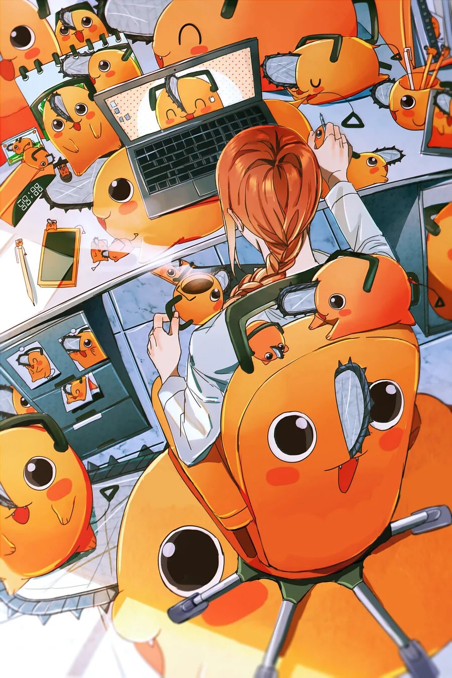 체인소맨) 마키마의 사무실.manga