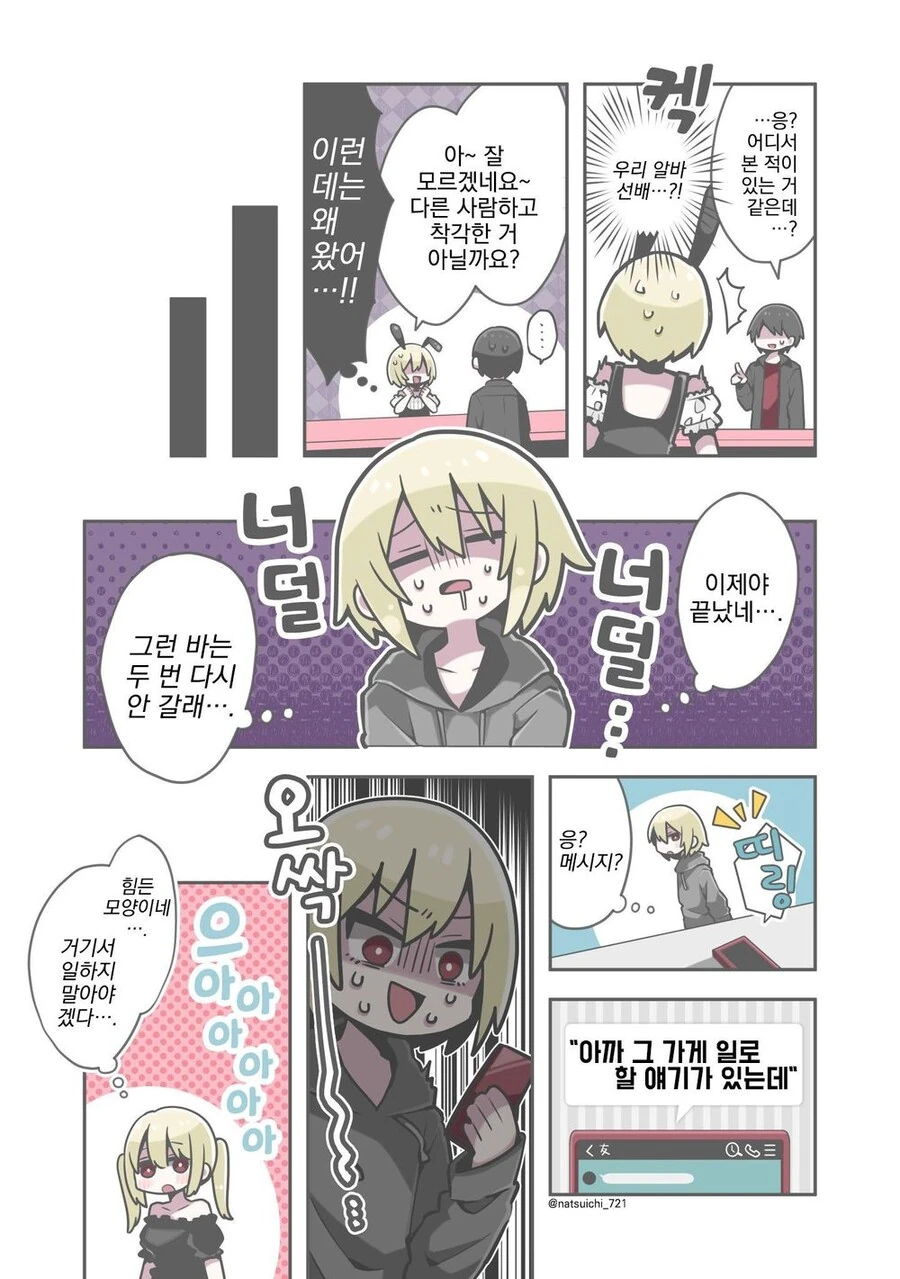 여동생 대신 알바 가는 만화.manwha - 이미지 3