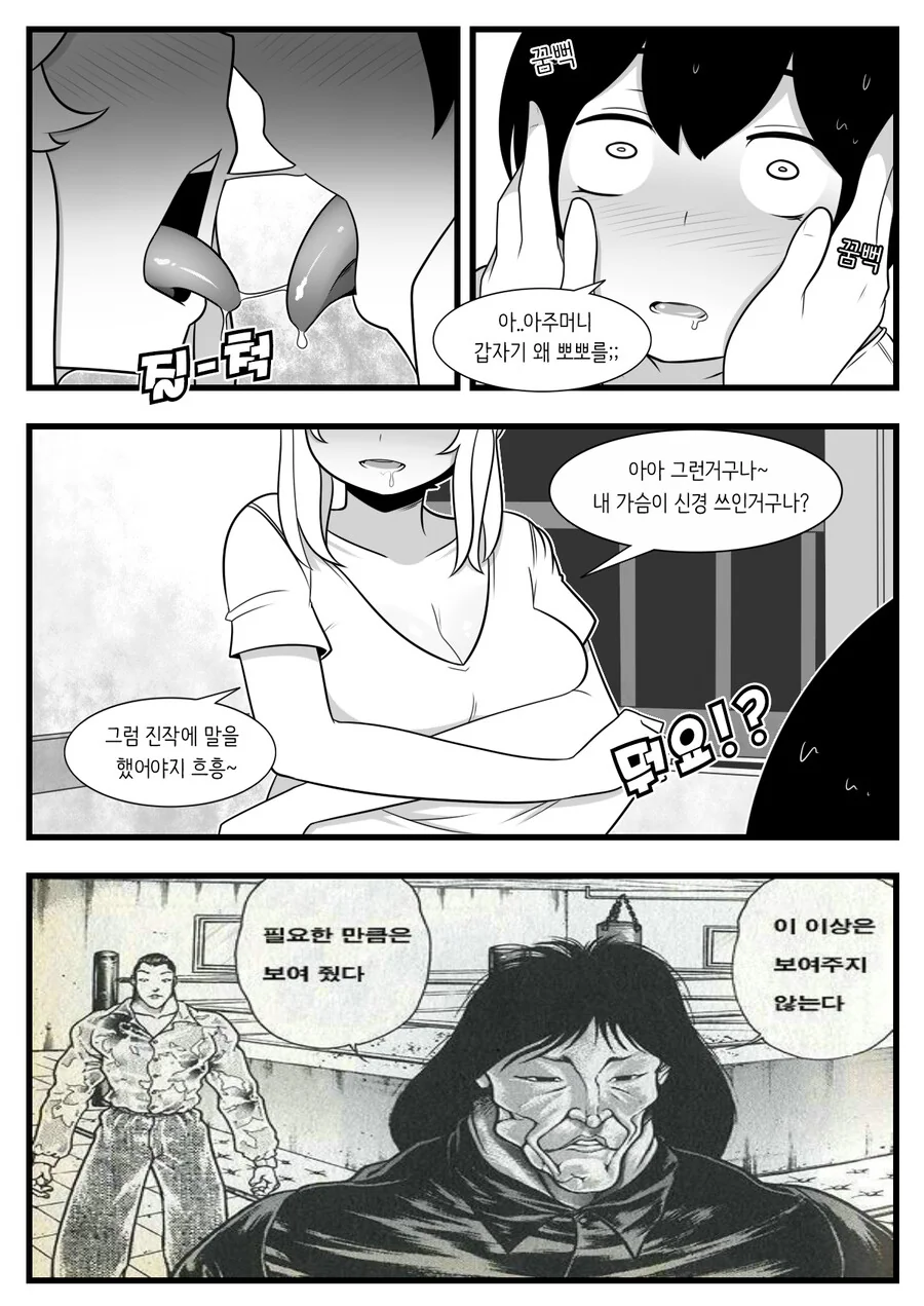 ㅎㅂ) 맥주를 좋아하는 찌찌큰 아줌마 만화 - 이미지 12