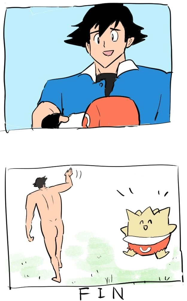 포켓몬)토게피 옷 주는 만화 - 이미지 4