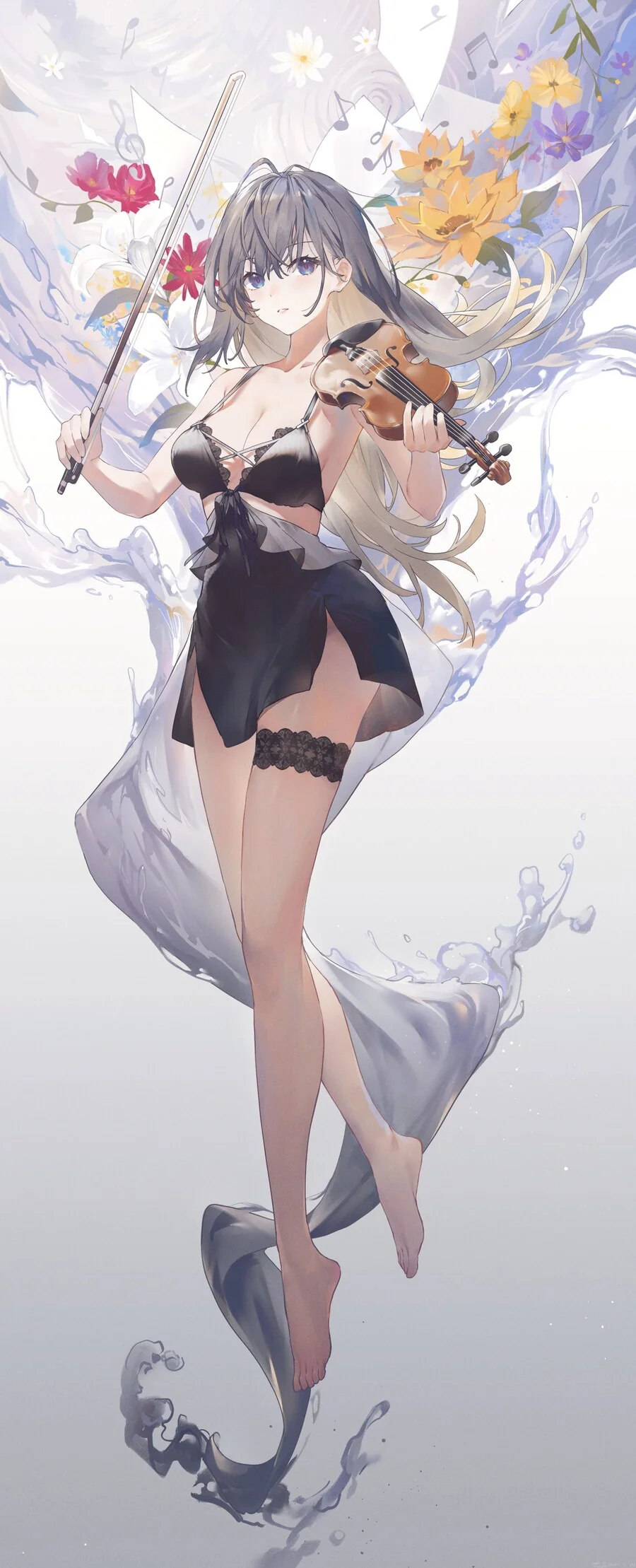 바이올린을 연주하는 소녀
