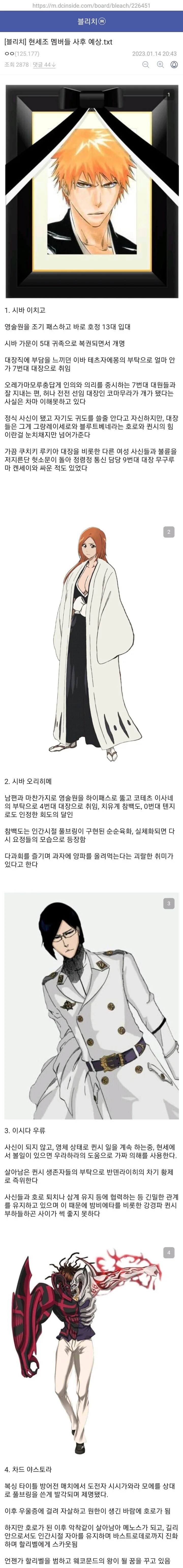 블리치) 사망한 이후 주인공 파티의 미래.jpg
