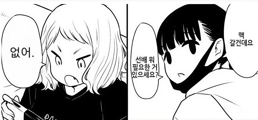 치즈버거 사 오는 만화