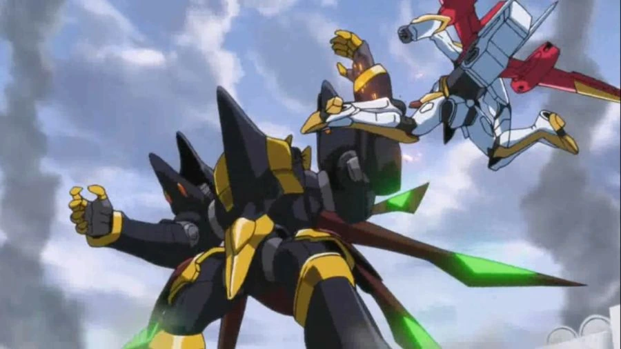 [코드기어스]날라다니면서 발차기를 하는 란슬롯 - 이미지 3