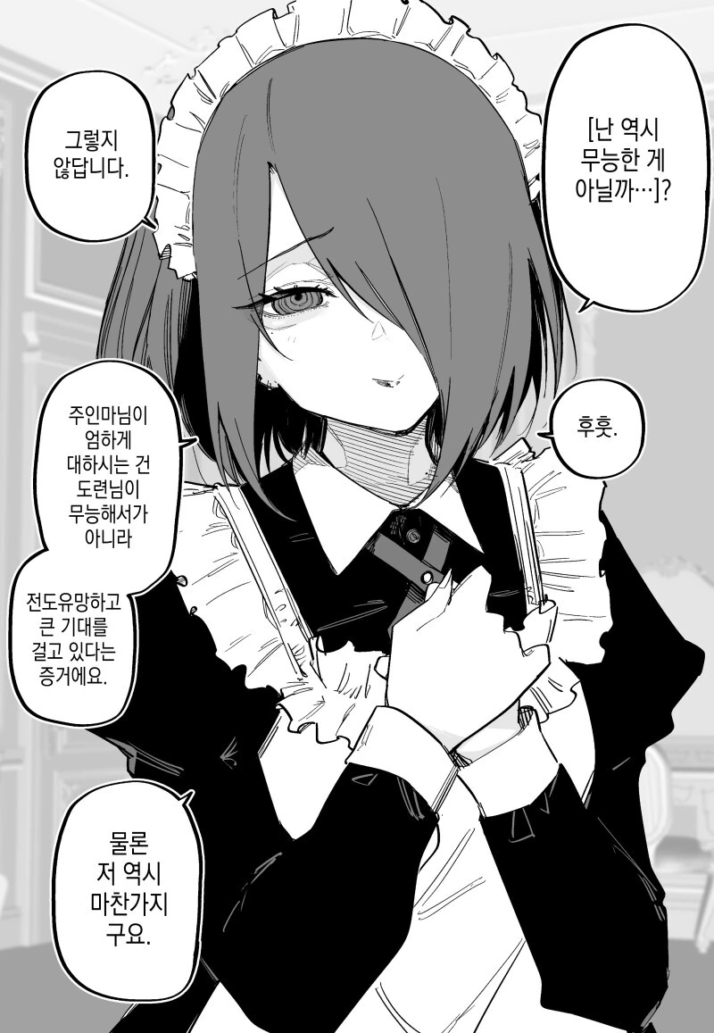 무능한 도련님에게 기대하고 있는 메이드 만화