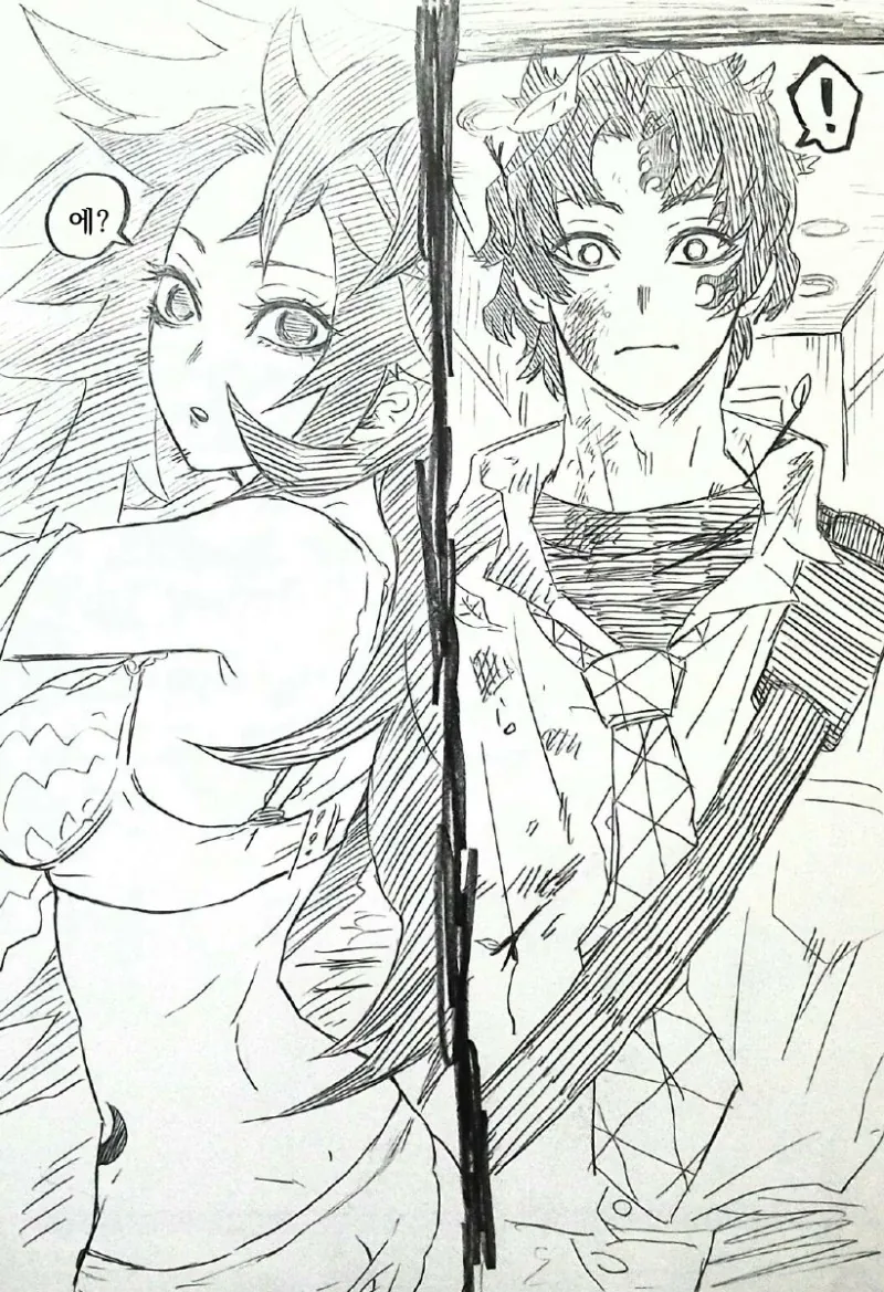 귀멸) 코쿠시보가 여자였다면 manhwa
