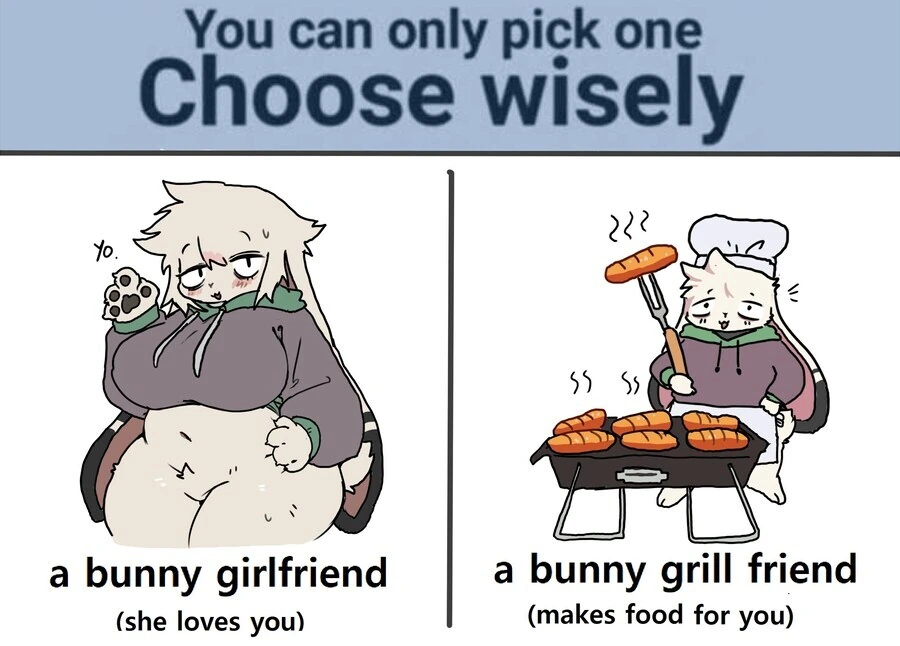 바니걸 여친vs바니 그릴친구