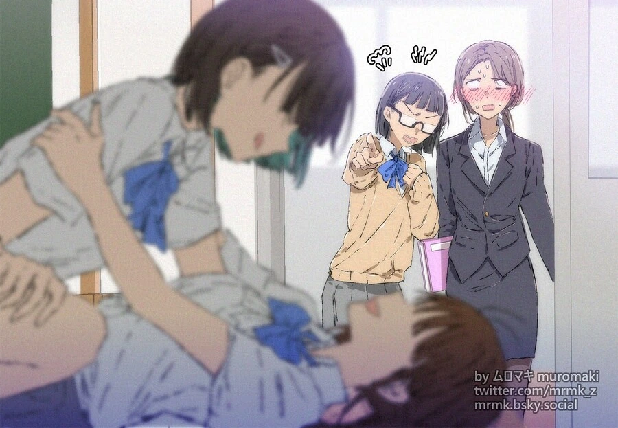 여고에서 페니반 플레이하는 여고생 manga - 이미지 2