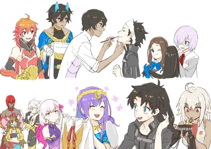 FGO)토오사카 모습으로 여장한 구다오