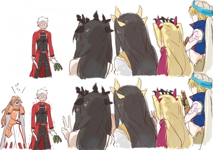 FGO)토오사카 모습으로 여장한 구다오 - 이미지 3