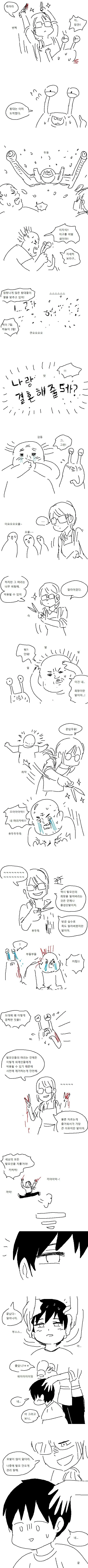미용사 눈나가 머리 감겨주는 만화.manhwa - 이미지 5