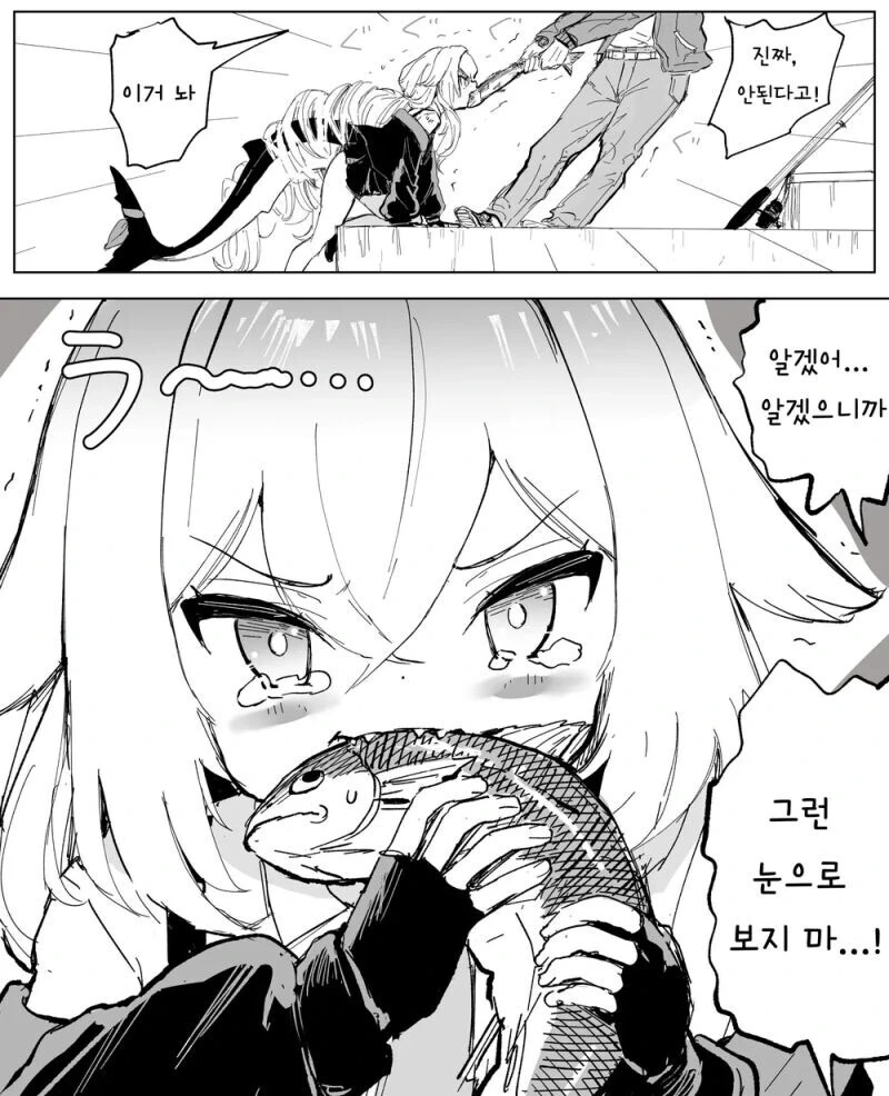 육지 데뷔한 상어녀 manga