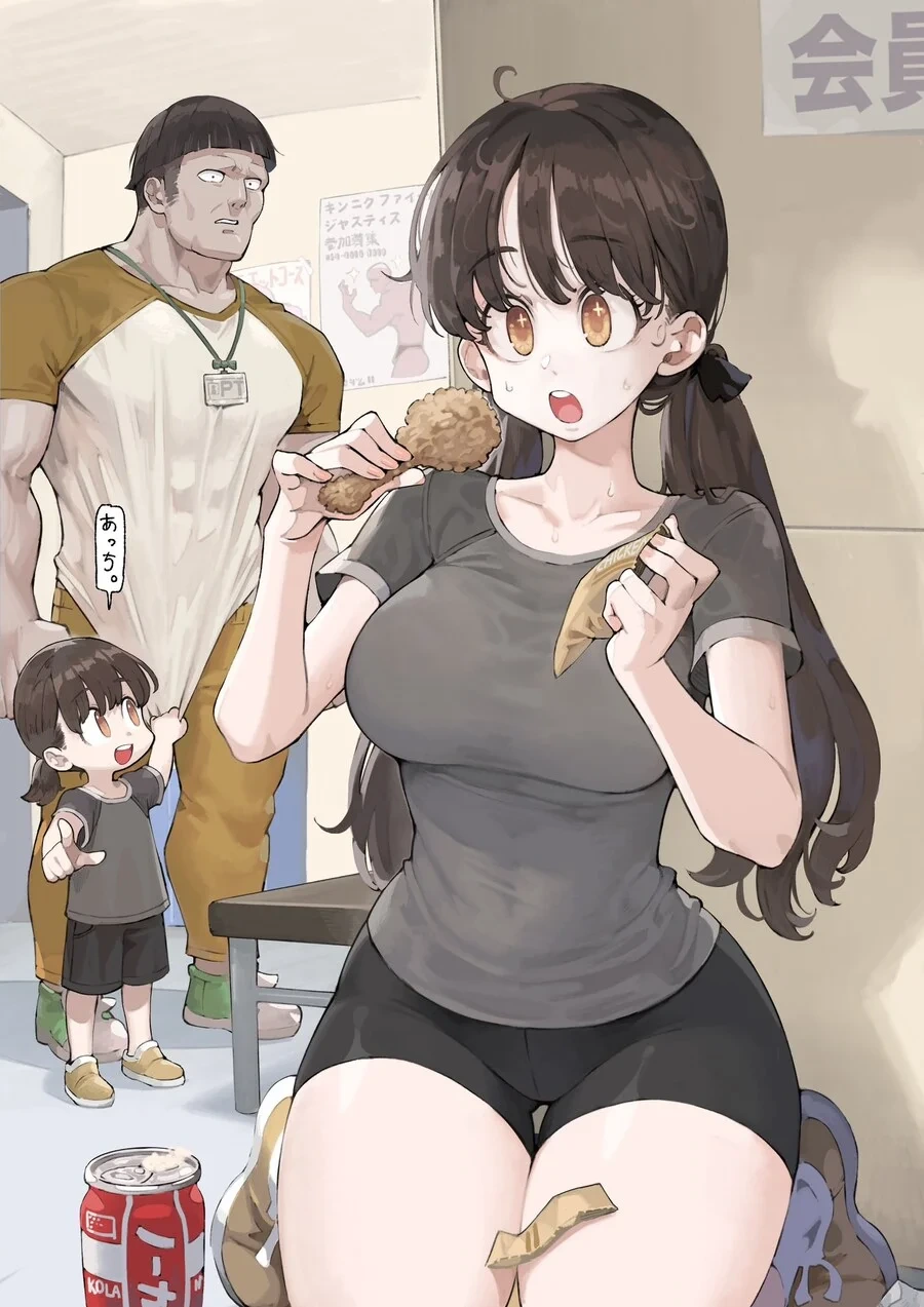 잘먹는 자매 manga 운동편 - 이미지 2