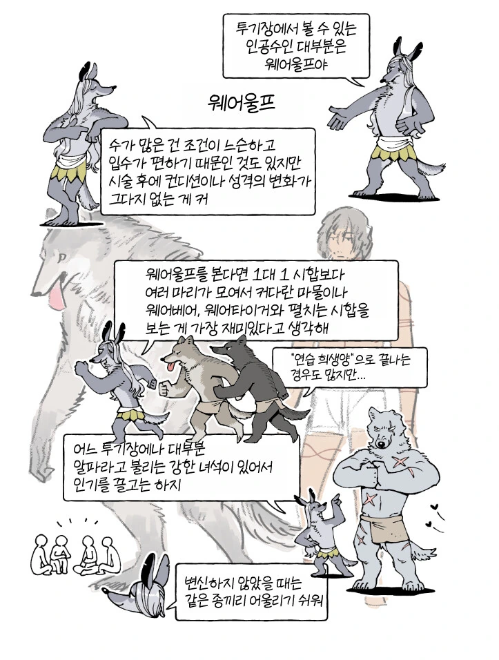 던전밥) 작가가 정리해준 던전밥 내의 수인들 설정.manhwa - 이미지 3