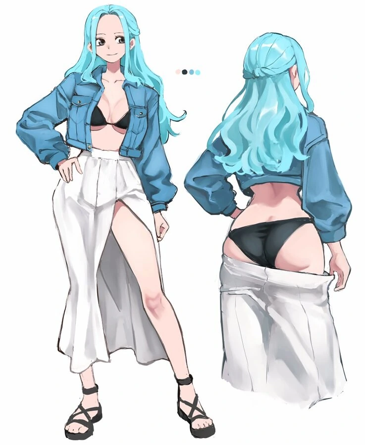원피스) 비비의 색깔 예쁘다