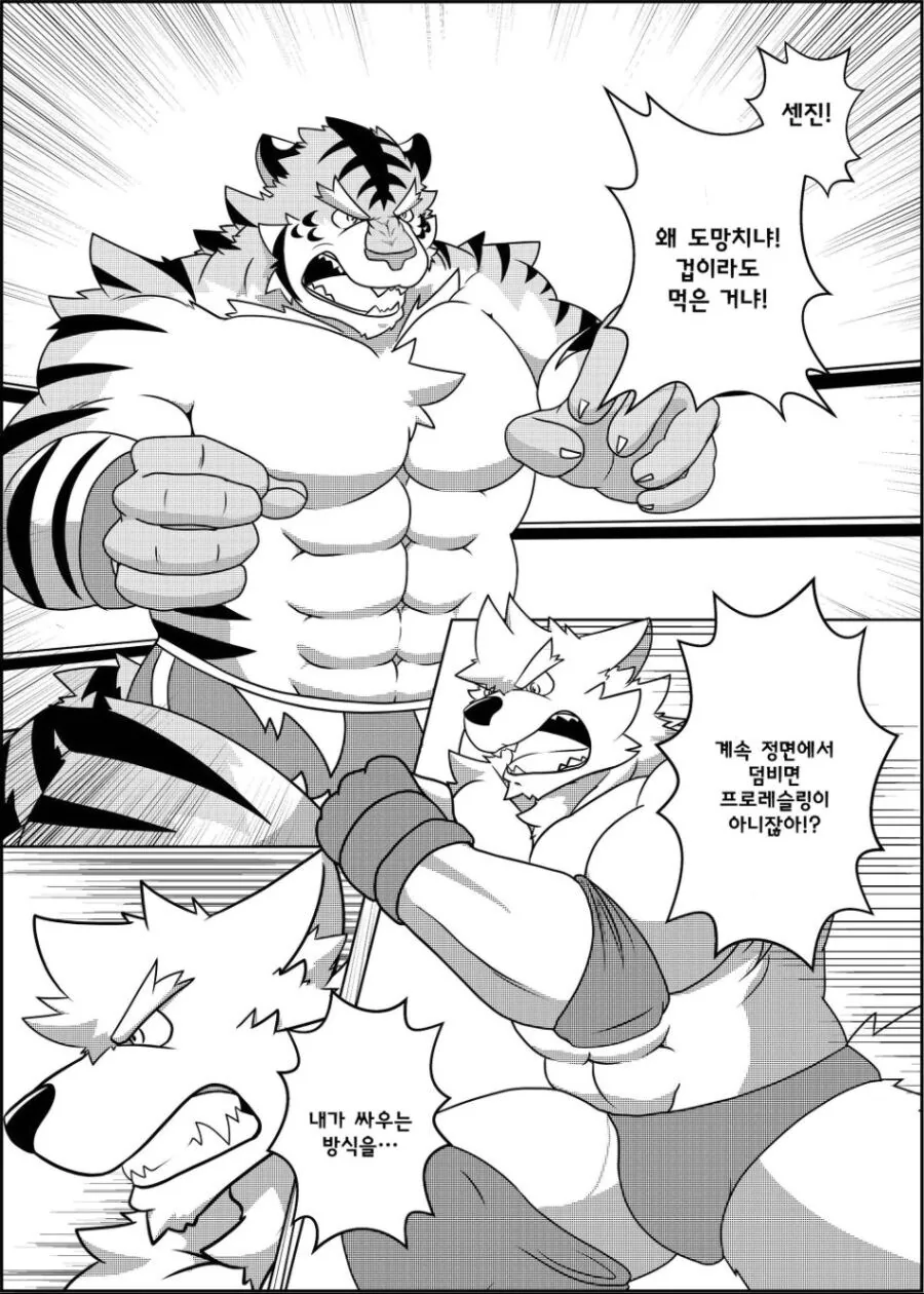 근육퍼리들이 레슬링 하는 manhwa - 이미지 5