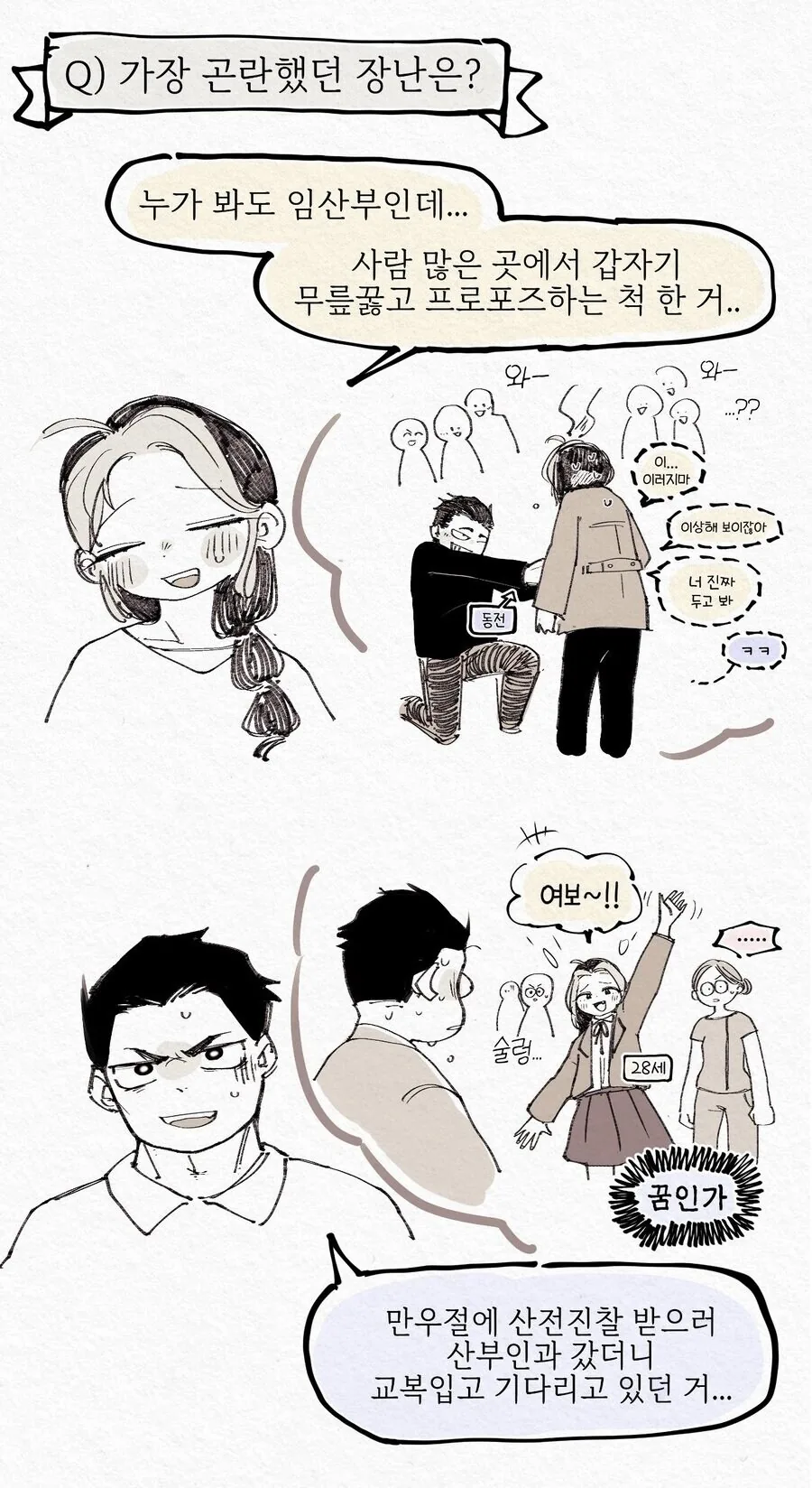 부부끼리 한 가장 곤란한 장난.manhwa