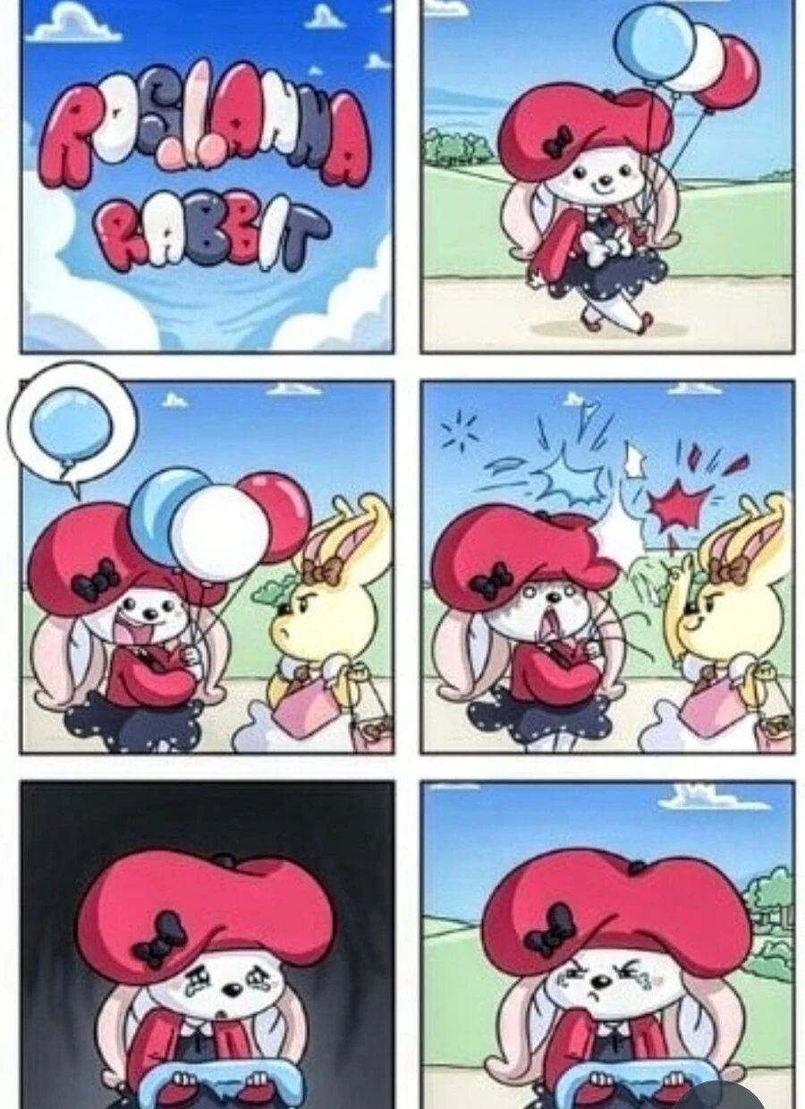 친구가 내 풍선을 터트리니까 복수하는 만화