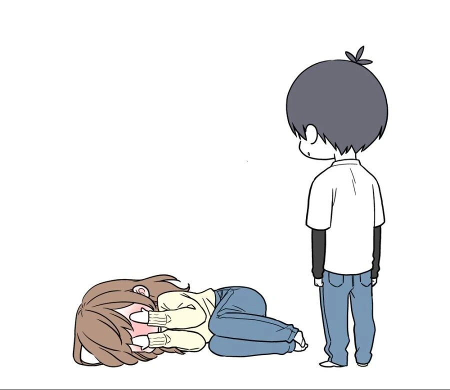 키 작은 남친과 키 큰 여친.manwha - 이미지 20