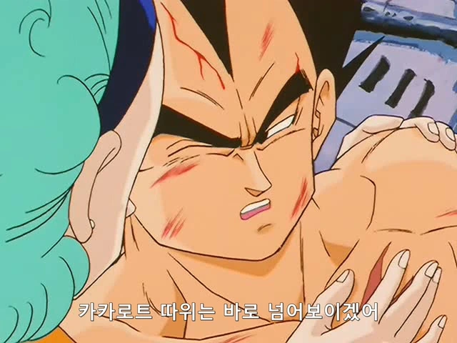 드래곤볼) 베지터를 걱정해주는 부르마.manga - 이미지 4