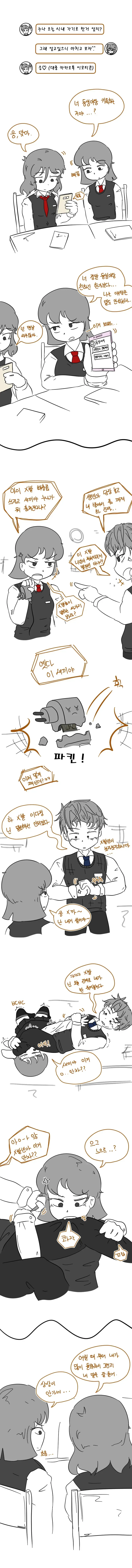 사이좋은 남매 만화