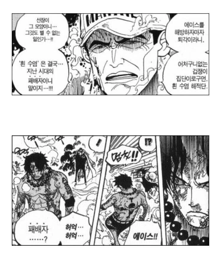 원피스) 아카이누 : 정중하게 사과하겠네