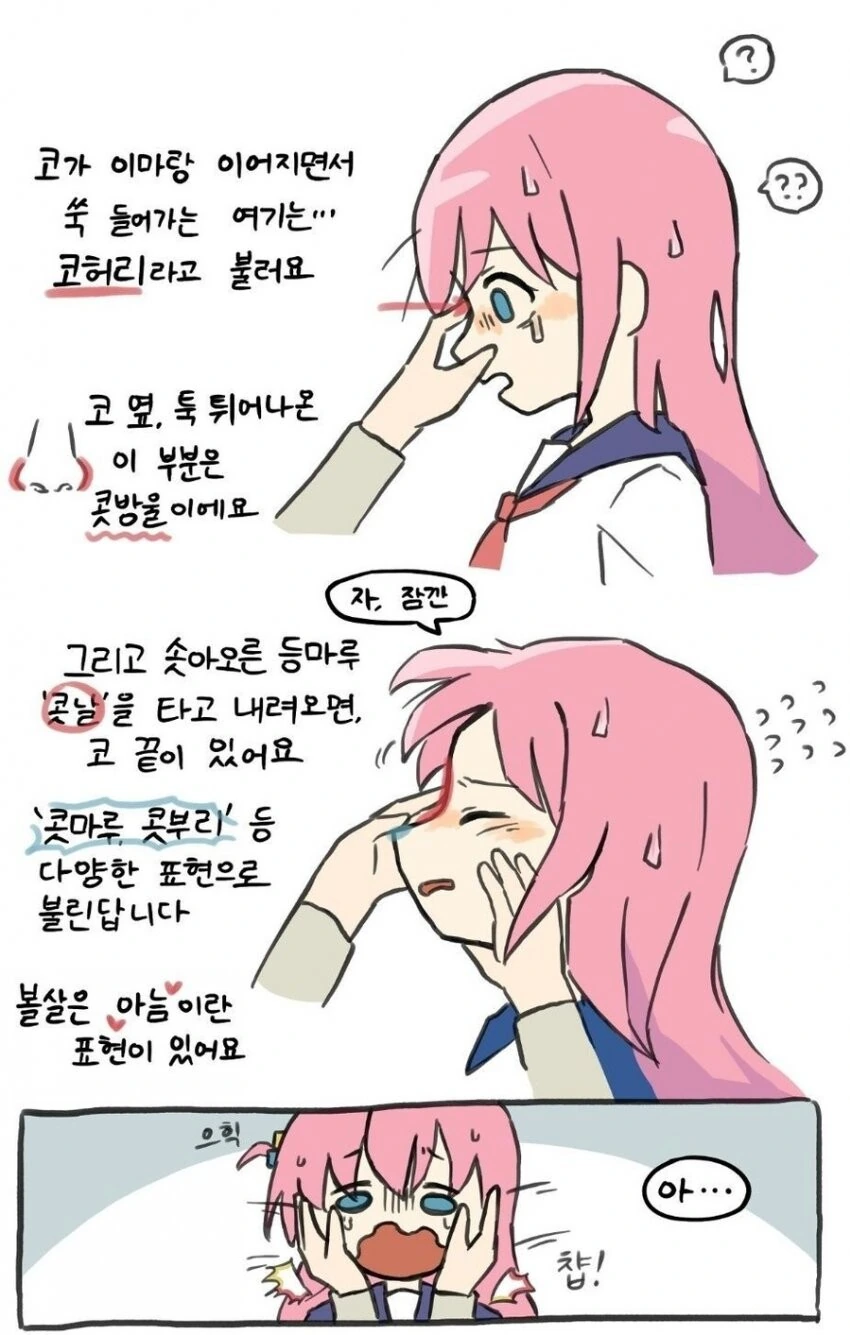 봇치더락) 사람의 신체부위에 대해 공부해보는.manga - 이미지 4