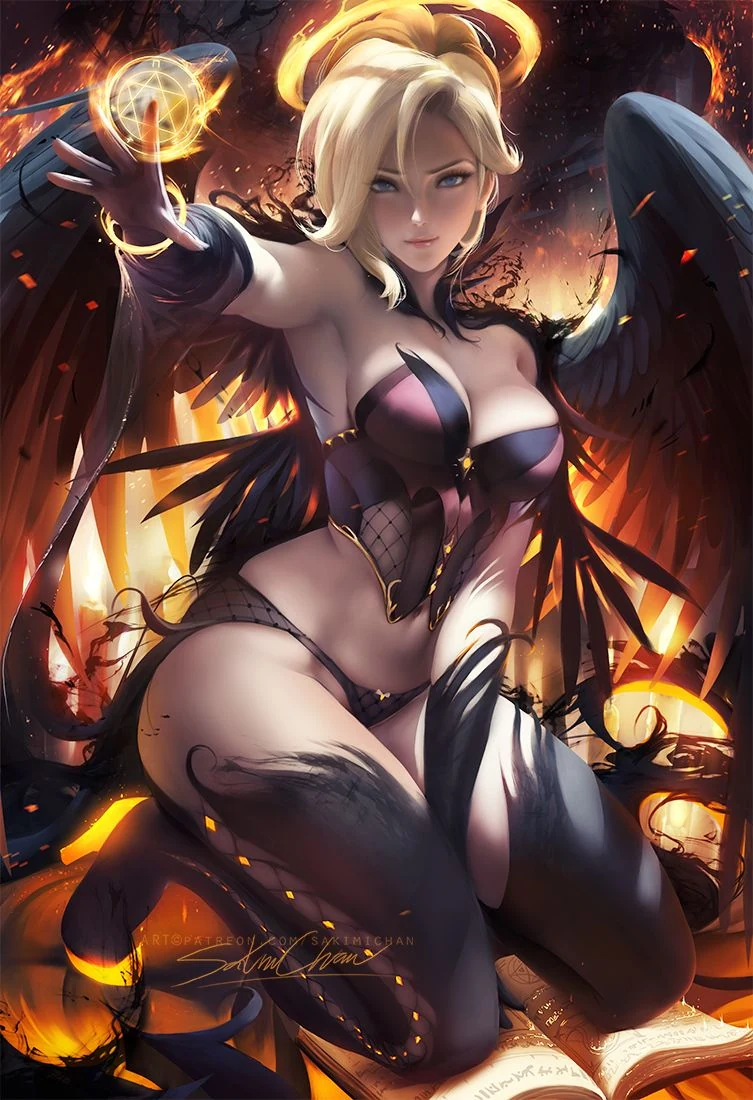 [옵치/ㅇㅎ] 타천사 메르시