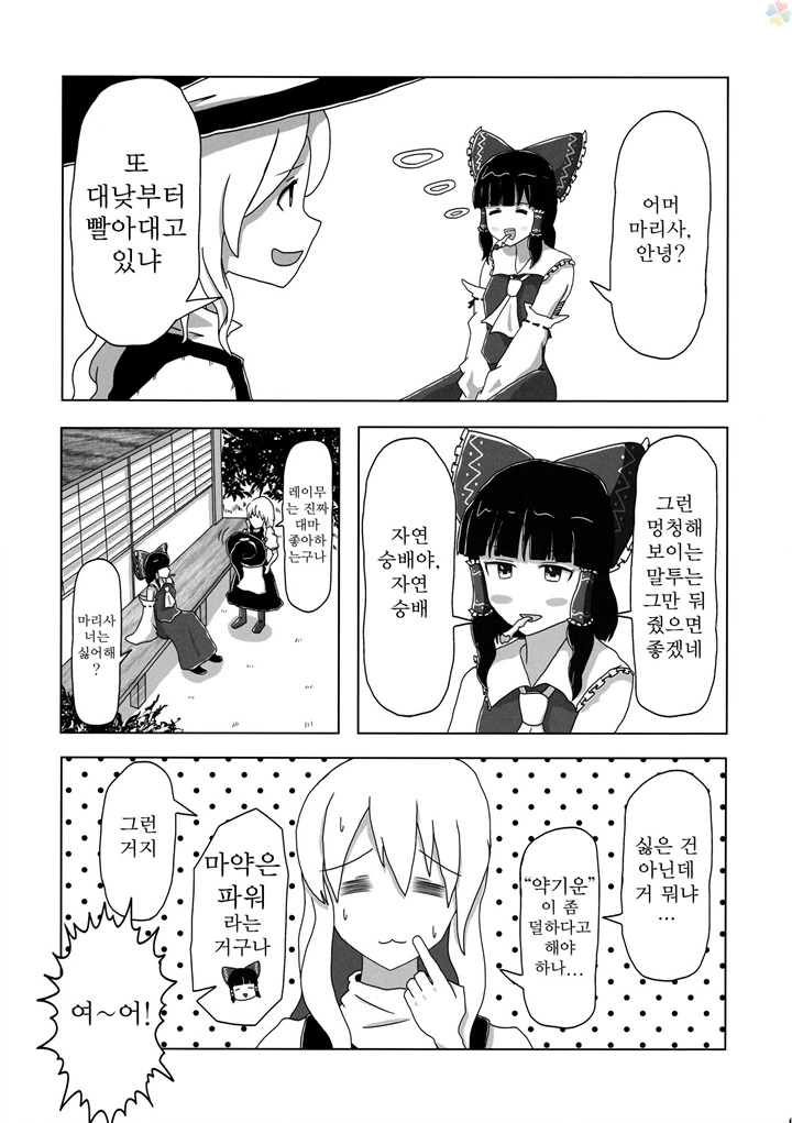 [동방]약빨고 그린듯한 manga - 이미지 2