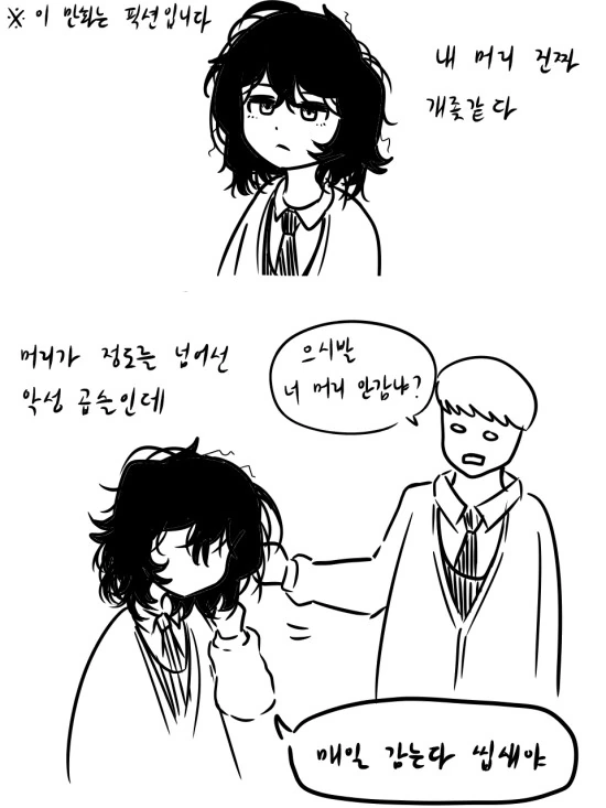 곱슬머리 여고생 Manhwa