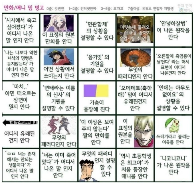 만화/애니 밈 빙고.jpg