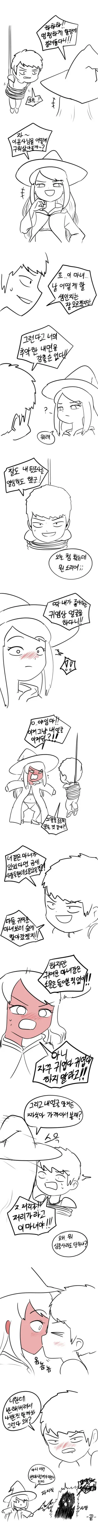 마녀에게 잡힌 용사.manhwa
