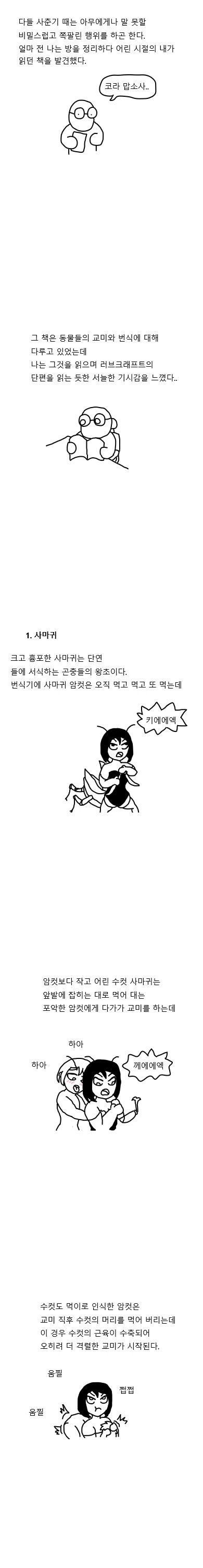 신비로운 짝짓기의 세계- 동물편.manwha