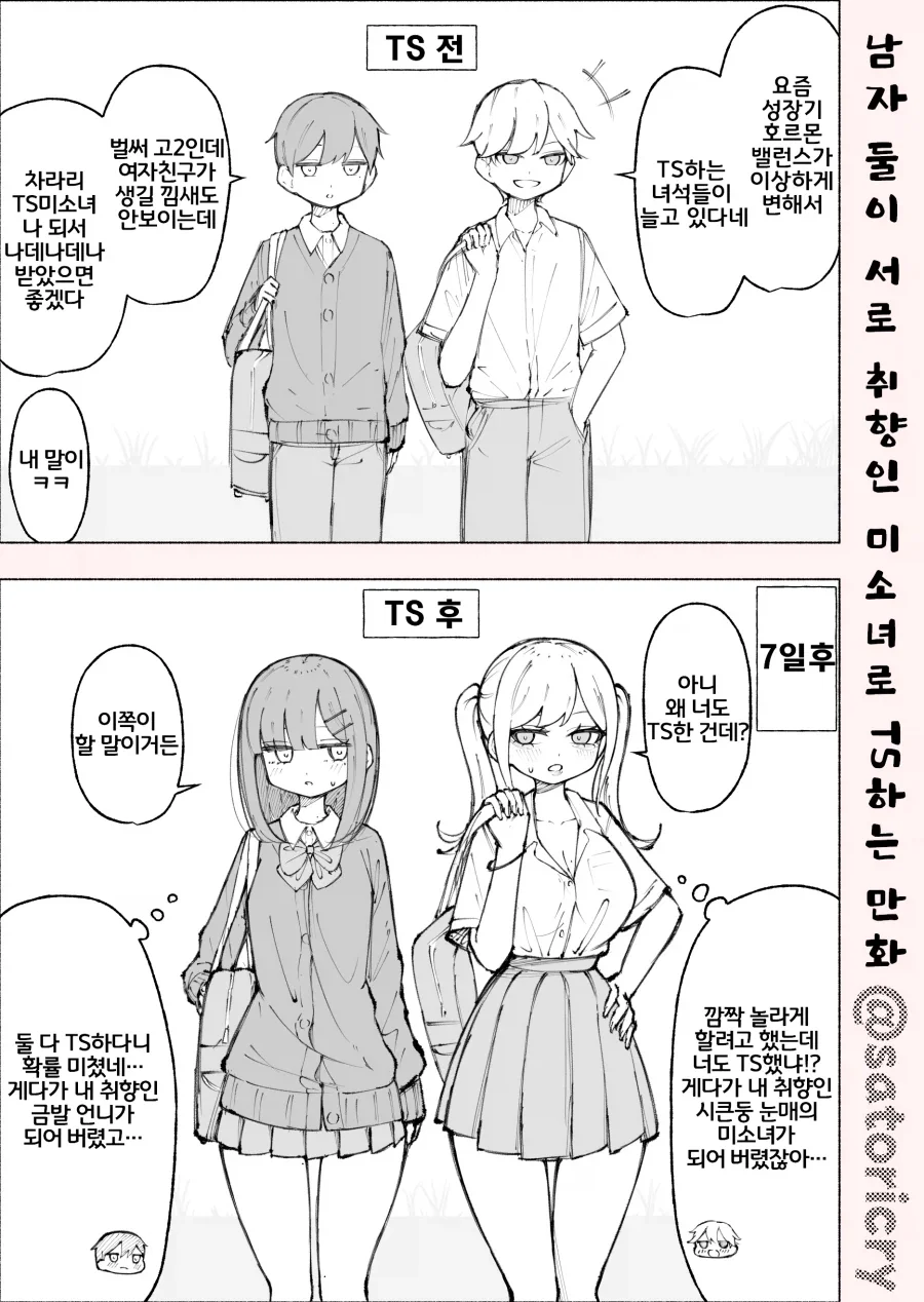 TS온난화 가속 만화
