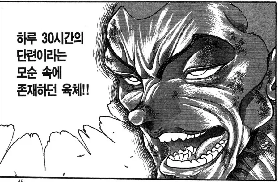 스압)너무 건실해서 오히려 재밌었던 격투만화 수련씬 - 이미지 9