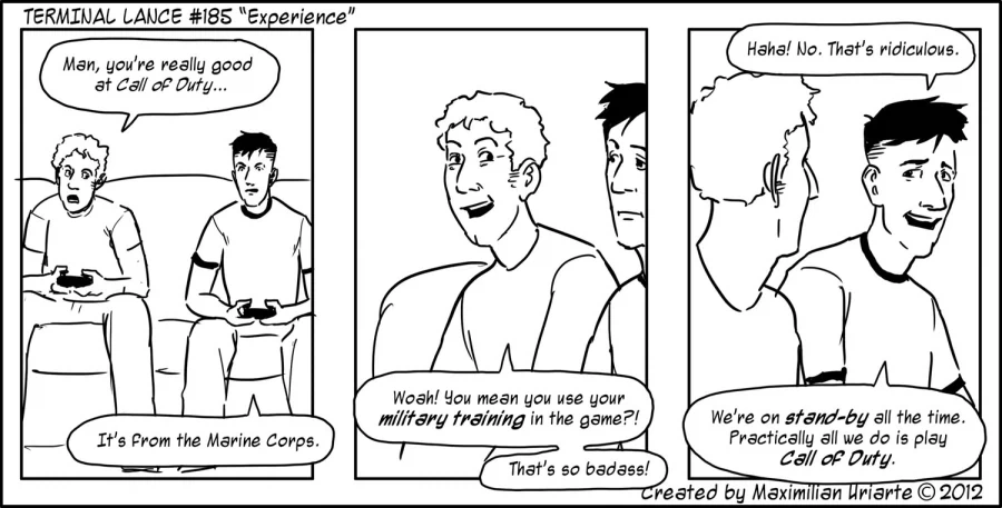 어느 미해병대원이 FPS 게임을 잘하는 이유.comic