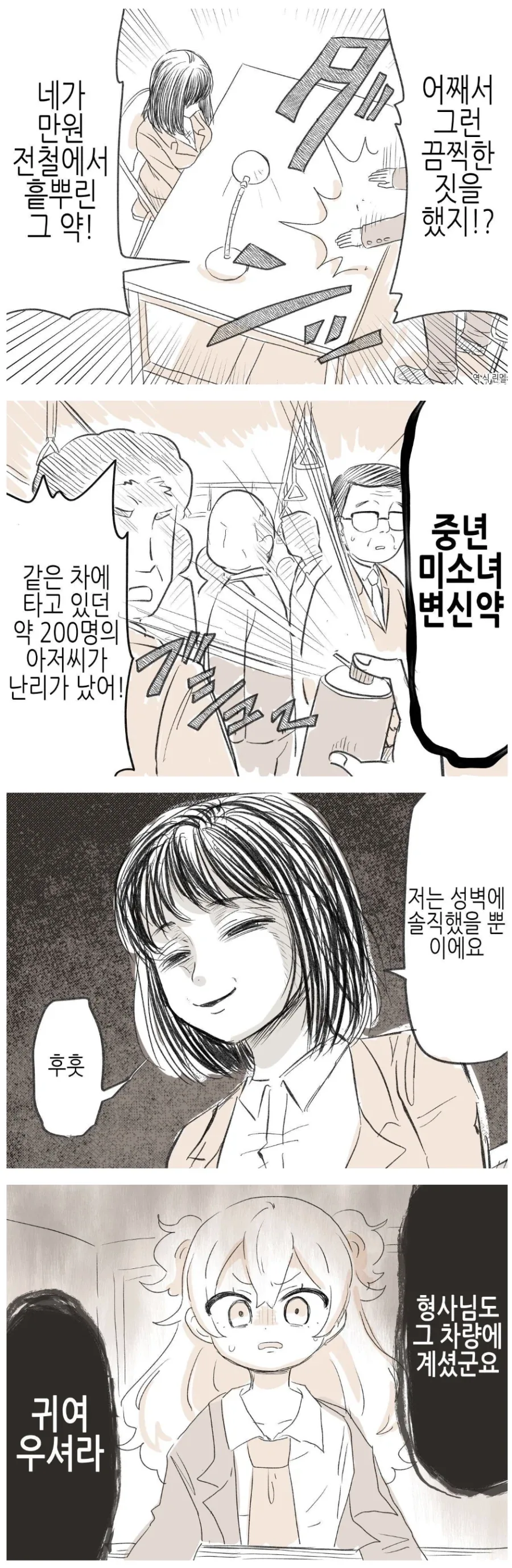 성벽을 위해 테러하는 만화
